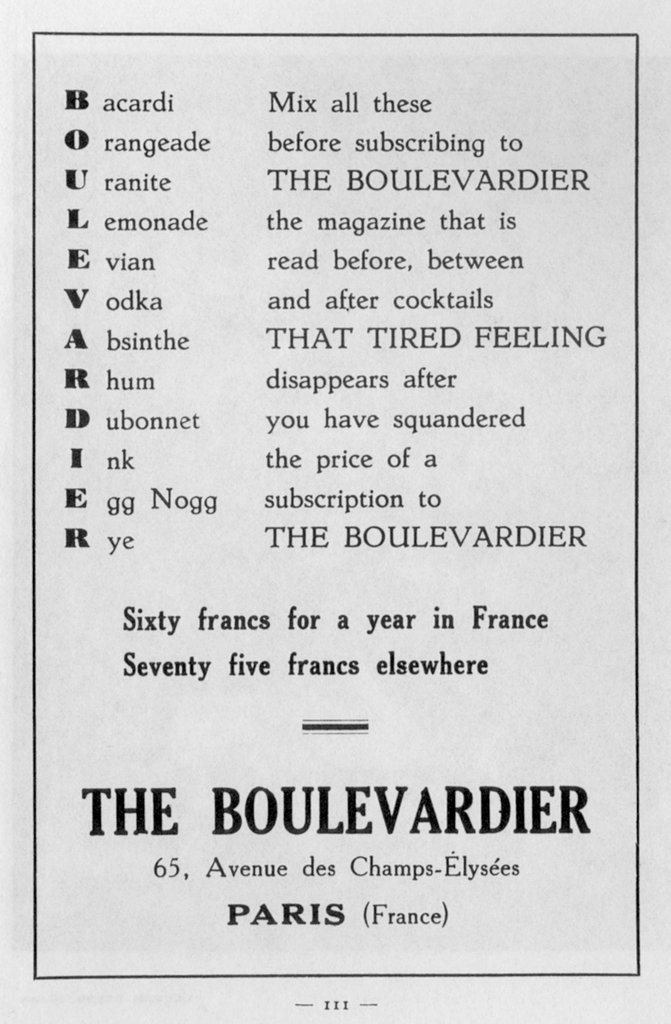 Boulevardier