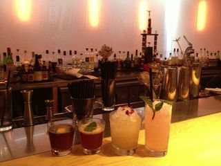 Ma Peche guest bartender drinks. Photo courtesy of Lynnette Marrero.
