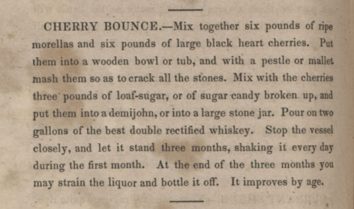 Cherry bounce recipe